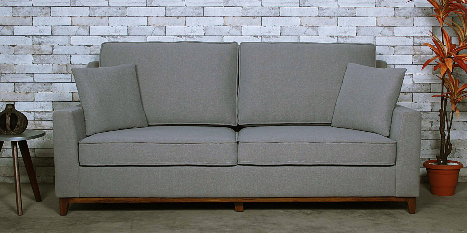Diego 3 Seater Sofa in Ash Grey Colour