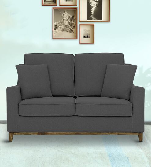 Diego 2 Seater Sofa in Steel Grey Colour
