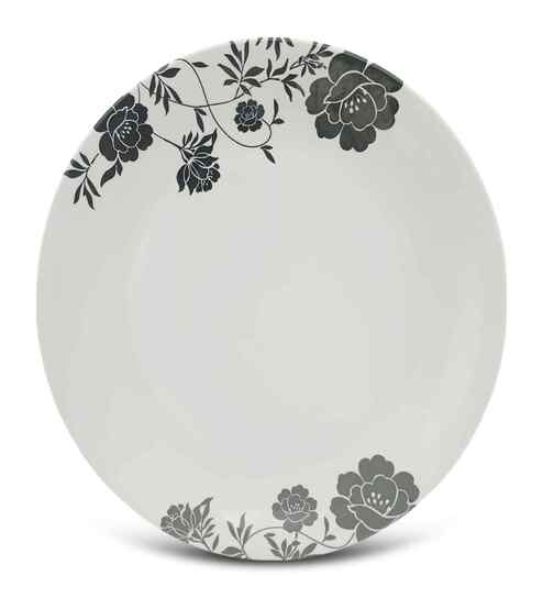 Dinner Plate Set   Dark Rose  10.75  , Stain Free, Glazed Finish, Pure Melamine ,6 nos.