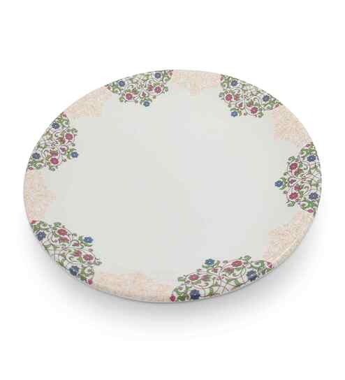 Dinner Plate Set   Ethenic Art  10.75  , Stain Free, Glazed Finish, Pure Melamine ,6 nos.