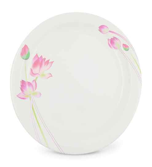Dinner Plate Set   Sweety Tulip 11.0  , Stain Free, Glazed Finish, Pure Melamine ,6 nos.