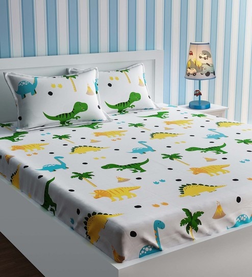 dinosaur bed sheets double