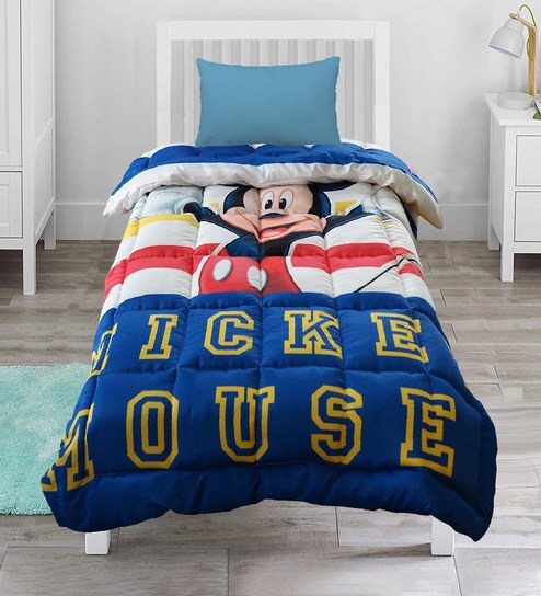 Buy Disney Mickey Mouse Stripes Comforter By Cot Candy Online