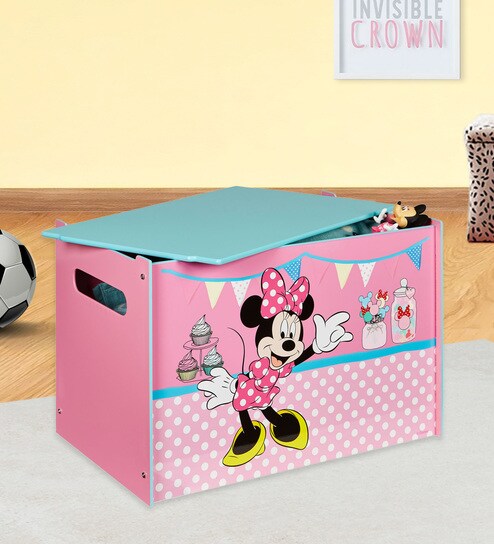 Buy Disney Minnie Mouse Storage Box In Pink By Cot Candy Online