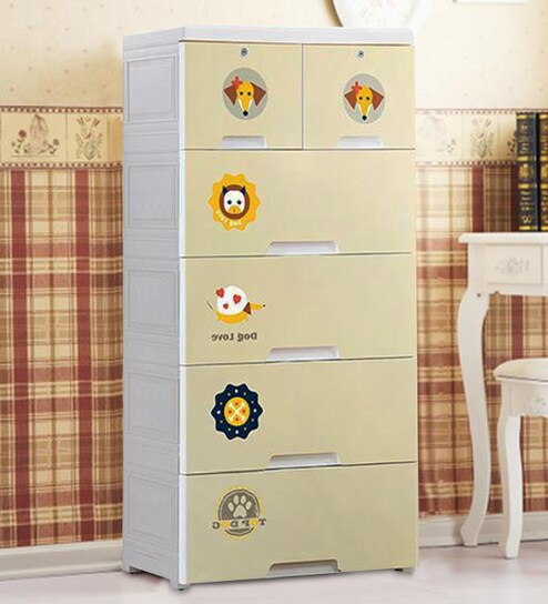 Buy Krishyam Six Shelves Chest Of Drawers In White By The Tickle