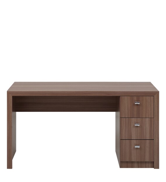 Buy Diego Office Desk In Light Brown Colour By Evok Online - Modern ...