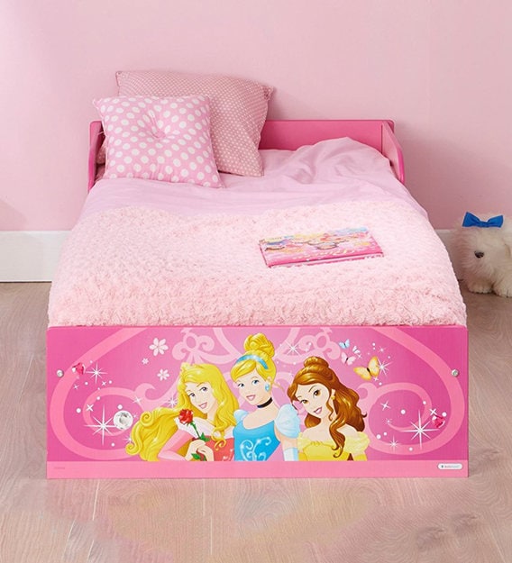 Buy Disney Princess Toddler Bed in Pink Colour by Cot & Candy Online