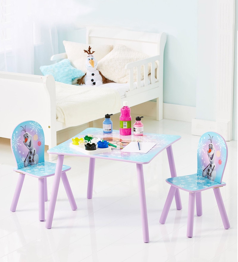 Disney Frozen Table And 2 Chairs Set By Cot Candy