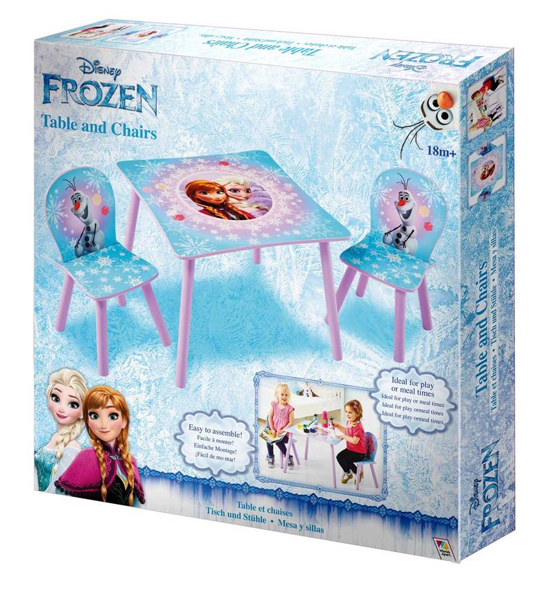 disney frozen folding table and chairs