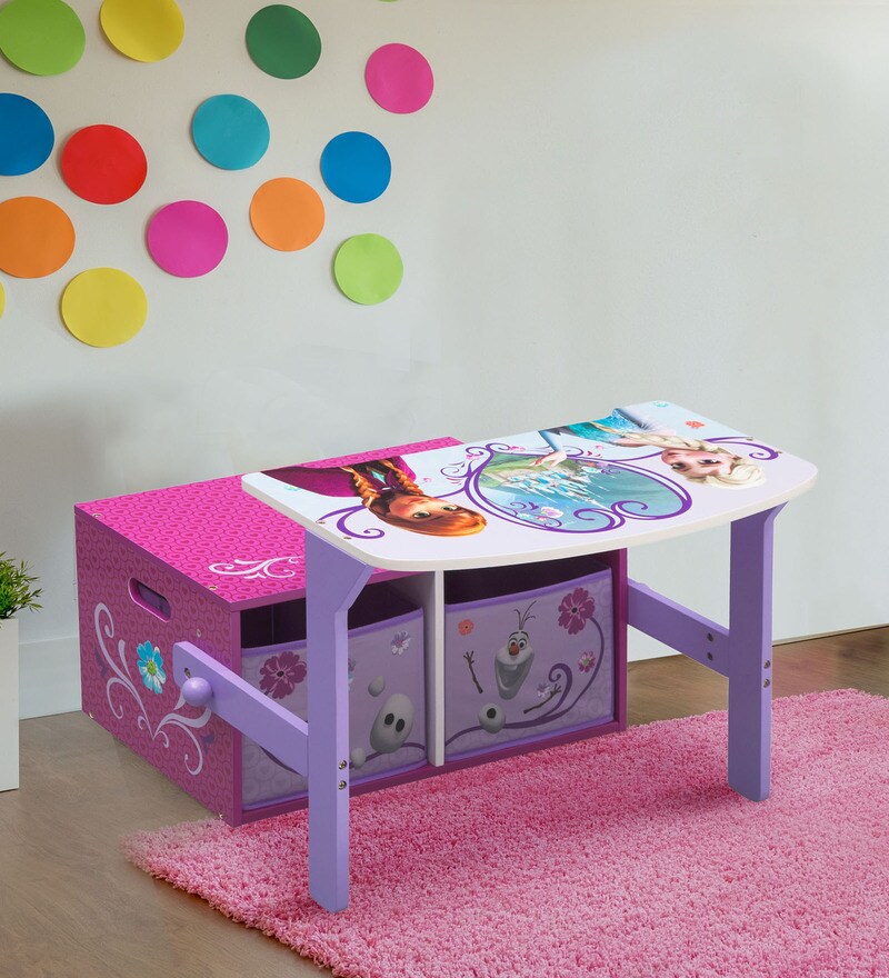 Buy Disney Frozen 2 in 1 Convertible Bench Desk with Storage in Multi