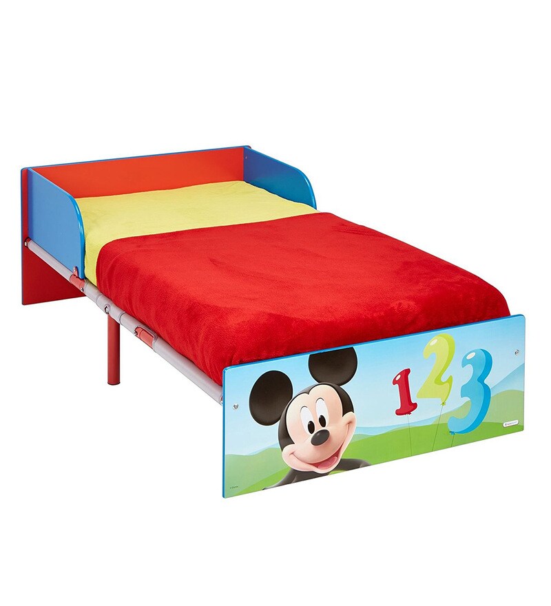 Buy Disney Mickey Mouse Toddler Bed In Red Blue Colour By Cot