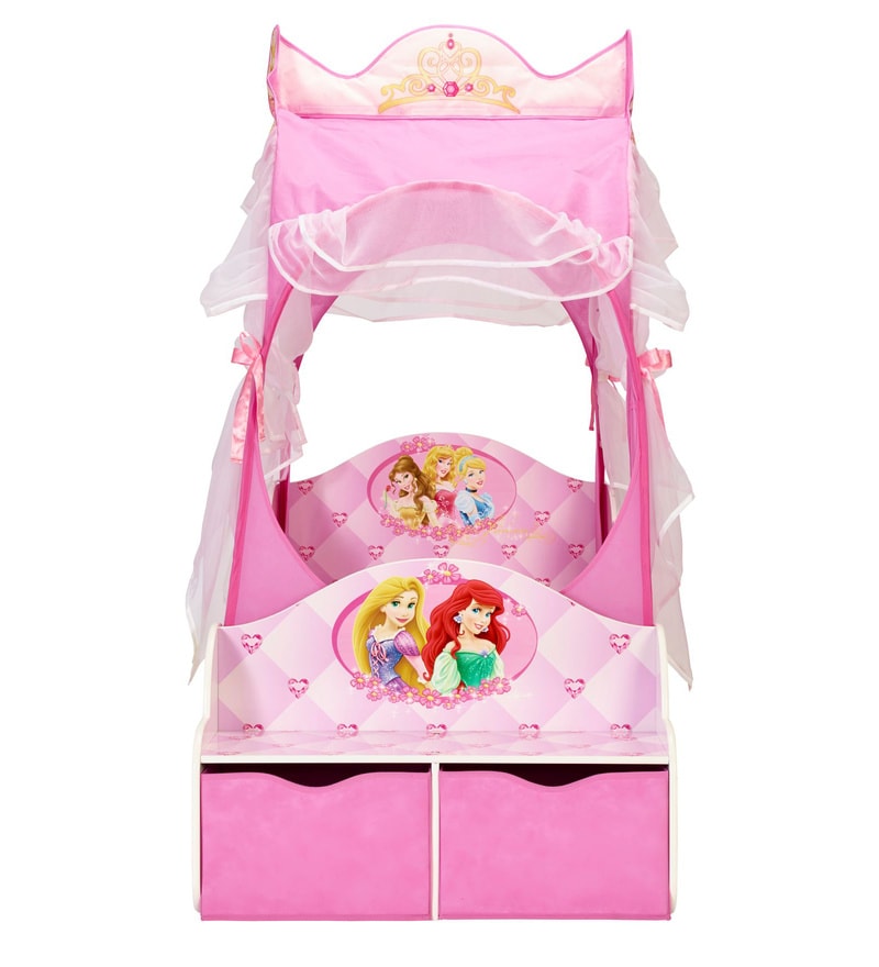 Buy Disney Princess Carriage Toddler Bed in Pink Colour by Cot & Candy