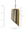 Gold Steel Single Hanging Lights