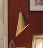 Gold Steel Single Hanging Lights