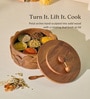 Dial Masala Box Wooden Spice Box