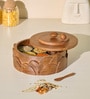 Dial Masala Box Wooden Spice Box