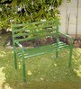 Diamante Metal 2 Seater Park Bench in Green Colour