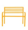 Diamante Metal 2 Seater Park Bench in Yellow Colour