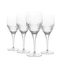 Luigi Bormioli Diamante Glass  Transparent 380 Ml Glass (Set Of 4) Wine Glasses