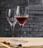 Luigi Bormioli Diamante Glass  Transparent 380 Ml Glass (Set Of 4) Wine Glasses