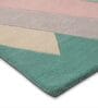 Multicolor Abstract Wool 3 ft x 5 ft Kids Carpet