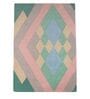 Multicolor Abstract Wool 3 ft x 5 ft Kids Carpet
