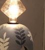 Diamond Bulb Grey Designer Clay Table Lamp