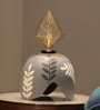 Diamond Bulb Grey Designer Clay Table Lamp