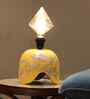 Diamond Bulb with yellow design Table Lamp