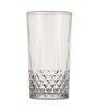 Diamond Cutting Shaped 300 ml Transparent Glass (Set of 6) Everyday Glasses