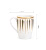 Diamond Dash Ash Grey Set of 2Mug 23Cl