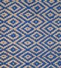 Blue Diamond Jute & Cotton Woven 3X5 Ft Carpet