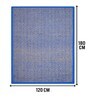 Blue Diamond Jute & Cotton Woven 3X5 Ft Carpet