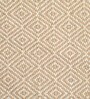 Beige Diamond Jute & Cotton Woven 5X7 Ft Carpet