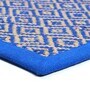 Blue Diamond Jute & Cotton Woven 5X7 Ft Carpet