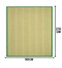 Green Diamond Jute & Cotton Woven 6X9 Ft Carpet