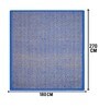 Blue Diamond Jute & Cotton Woven 6X9 Ft Carpet