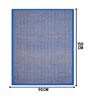 Blue Diamond Jute & Cotton Woven 3X5 Ft Carpet