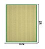Green Diamond Jute & Cotton Woven 3X5 Ft Carpet