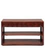 Diamond Sheesham Wood Console Table in Honey Natural Finish