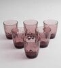 Diamond 390ml Purple Glass (Set of 6) Everyday Glasses