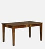 Diamond Sheesham Wood 6 Seater Dining Set  In Provincial Teak Finish
