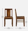Diamond Sheesham Wood 6 Seater Dining Set With Bench  In Provincial Teak Finish
