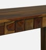 Diamond Sheesham Wood 6 Seater Dining Set With Bench  In Provincial Teak Finish