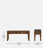 Diamond Sheesham Wood 6 Seater Dining Set With Bench  In Provincial Teak Finish