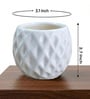 Diamond Texture Ceramic Planter Pot