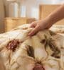 Gold Diana Cloudy Mink Silky-Soft All Season Single Blanket