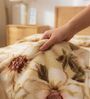 Gold Diana Light Weight Cloudy Mink Silky Blanket