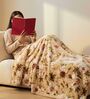 Gold Diana Light Weight Cloudy Mink Silky Blanket
