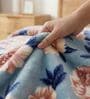 Light Blue Diana Cloudy Mink Silky-Soft All Season Single Blanket
